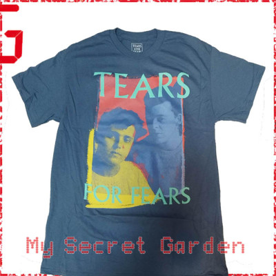 Tears For Fears - Songs From The Big Chair Blue Photo Official T Shirt ( Men M, L, XL ) ***READY TO SHIP from Hong Kong***